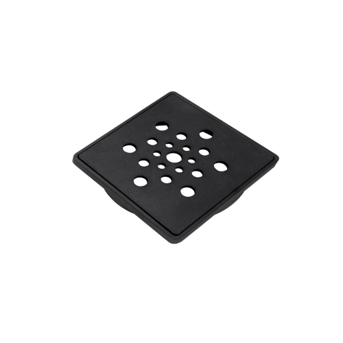 Conjunto Ralo e Porta Grelha 10x10 cm (Preto) Produto Conjunto Ralo e Porta Grelha 10x10 cm (Preto)