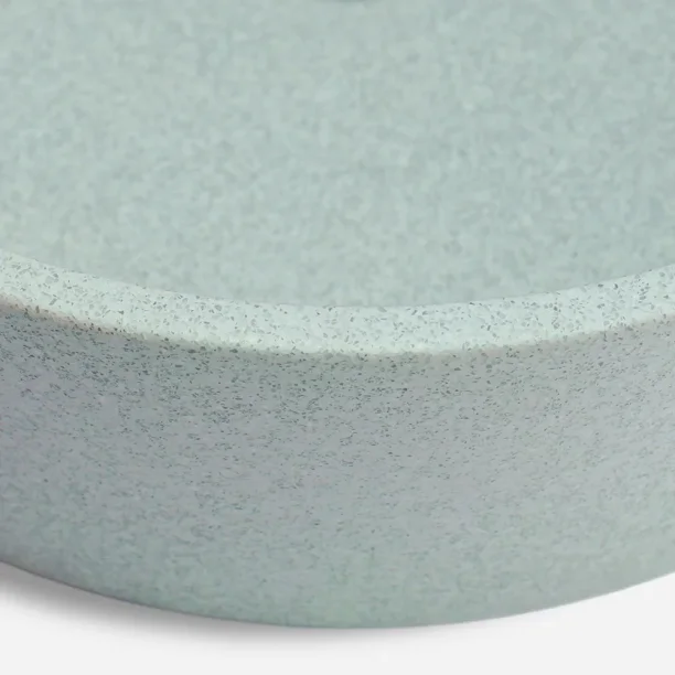 Cuba de Banheiro Concreto Apoio Redonda 39 cm (Oso Granilite Hortelã) Produto Cuba de Banheiro Concreto Apoio Redonda 39 cm (Oso Granilite Hortelã)