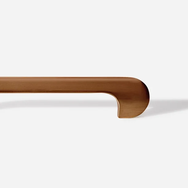 Puxador para Móvel Alça Sobrepor 160 mm Zamac (Pompeia Rosé Gold Fosco) Produto Puxador para Móvel Alça Sobrepor 160 mm Zamac (Pompeia Rosé Gold Fosco)
