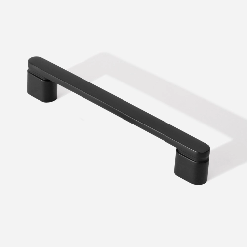 Puxador para Móvel Alça Sobrepor 128 mm Zamac (Memphis Preto Fosco) Produto Puxador para Móvel Alça Sobrepor 128 mm Zamac (Memphis Preto Fosco)