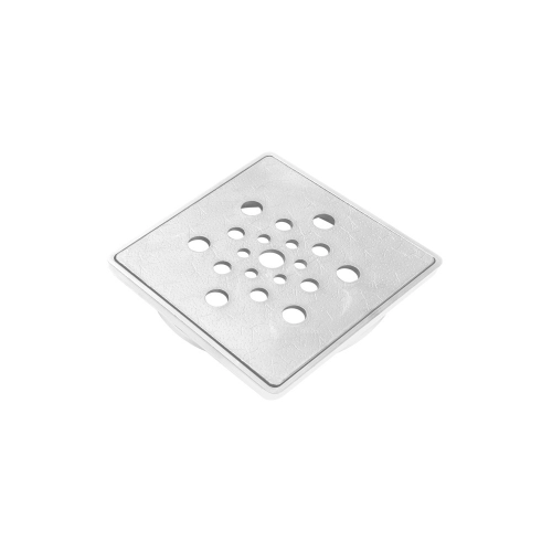 Conjunto Ralo e Porta Grelha 10x10 cm (Branco) Produto Conjunto Ralo e Porta Grelha 10x10 cm (Branco)