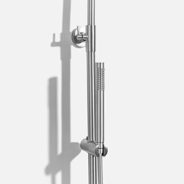 Produto Ducha Coluna de Inox Redonda 25 cm (Escovada) - Outlet