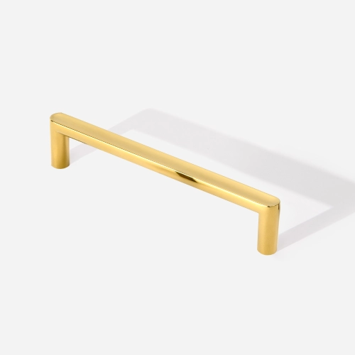 Puxador para Móvel Alça Sobrepor 128 mm Zamac (Cartago Dourado) Produto Puxador para Móvel Alça Sobrepor 128 mm Zamac (Cartago Dourado)