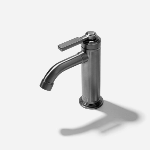 Torneira Monocomando Retrô Baixa para Banheiro (Morin Grafite Fosca) - Outlet Produto Torneira Monocomando Retrô Baixa para Banheiro (Morin Grafite Fosca) - Outlet