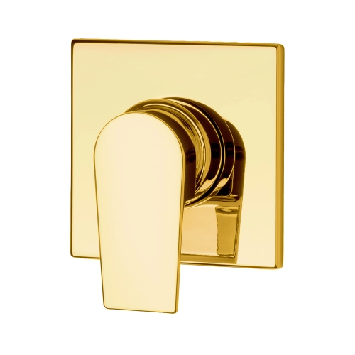 Acabamento Monocomando para Chuveiro Base Deca e Docol Baixa Press&atilde;o (Ducon Dourado)