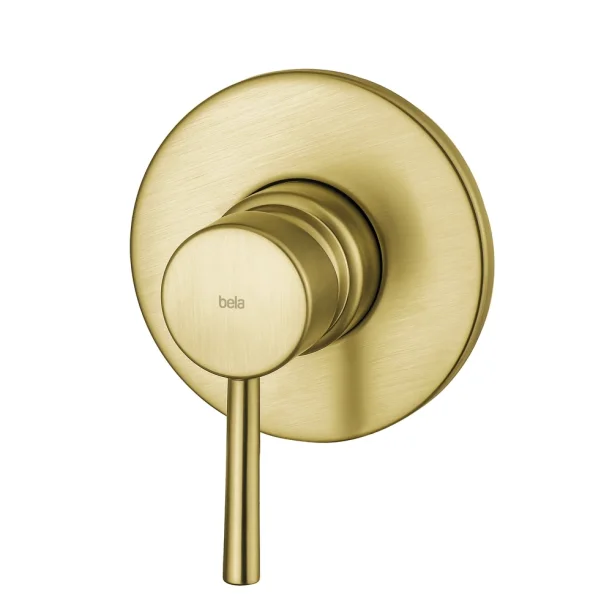 Acabamento Monocomando para Registro Base Deca e Docol Baixa Pressão (Axia Ouro Fosco) Produto Acabamento Monocomando para Registro Base Deca e Docol Baixa Pressão (Axia Ouro Fosco)