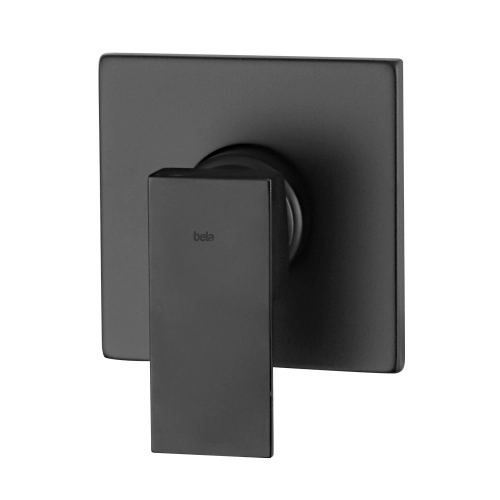 Acabamento Monocomando para Registro Base Deca e Docol Baixa Press&atilde;o (Quadria Preto Fosco)