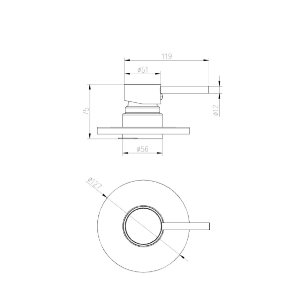 Acabamento Monocomando para Registro Base Docol Alta Pressão (Axia Dourado) Produto Acabamento Monocomando para Registro Base Docol Alta Pressão (Axia Dourado)