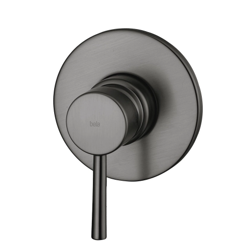 Acabamento Monocomando para Registro Base Docol Alta Press&atilde;o (Axia Grafite Fosco)