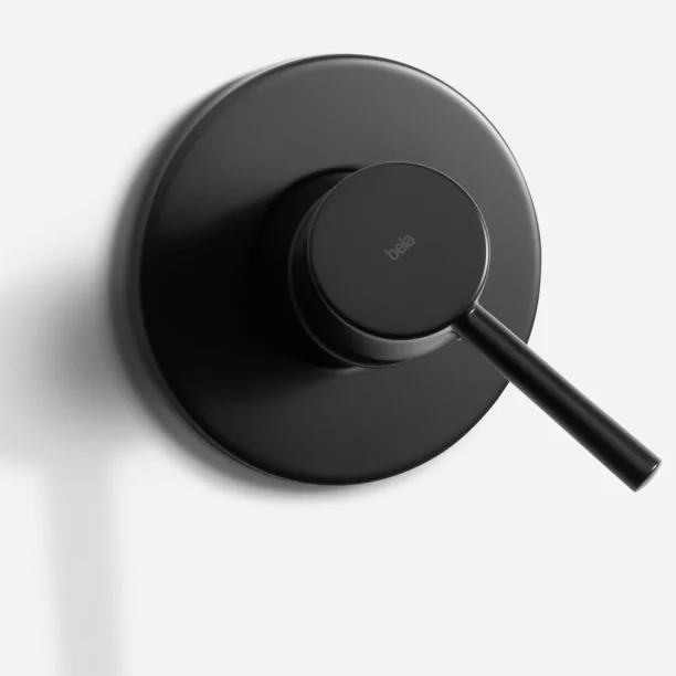 Acabamento Monocomando para Registro Base Docol Alta Pressão (Axia Preto Fosco) Produto Acabamento Monocomando para Registro Base Docol Alta Pressão (Axia Preto Fosco)