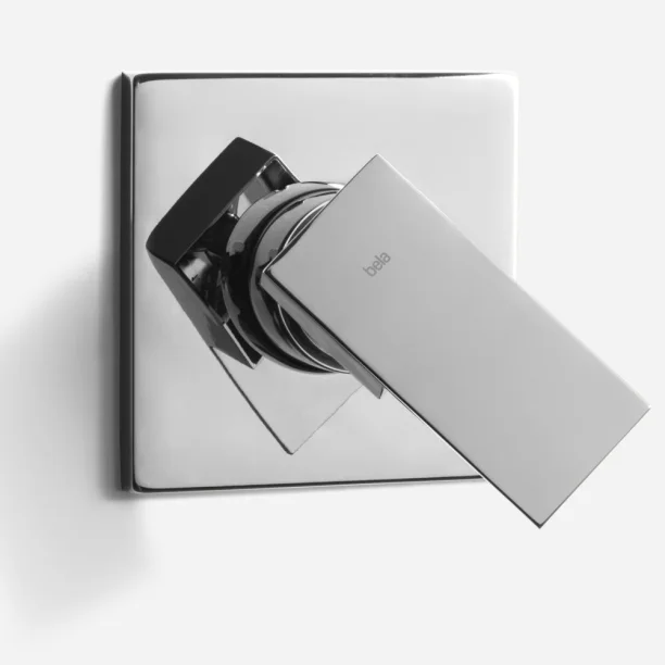 Acabamento Monocomando para Registro Base Docol Alta Pressão (Quadria Cromado) - Outlet Produto Acabamento Monocomando para Registro Base Docol Alta Pressão (Quadria Cromado) - Outlet