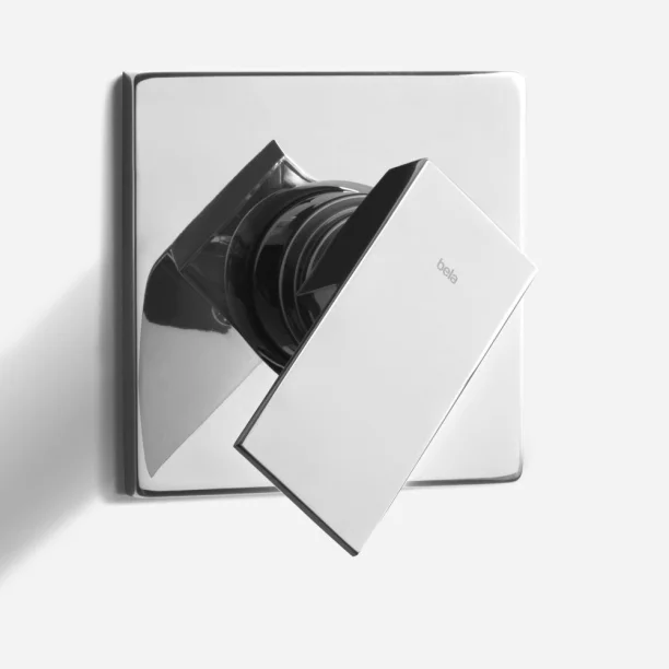 Acabamento Monocomando para Registro Base Docol Alta Pressão (Quadria Cromado) - Outlet Produto Acabamento Monocomando para Registro Base Docol Alta Pressão (Quadria Cromado) - Outlet