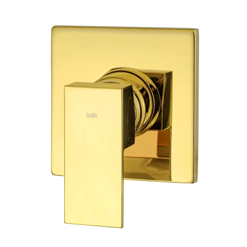 Acabamento Monocomando para Registro Base Docol Alta Press&atilde;o (Quadria Dourado)