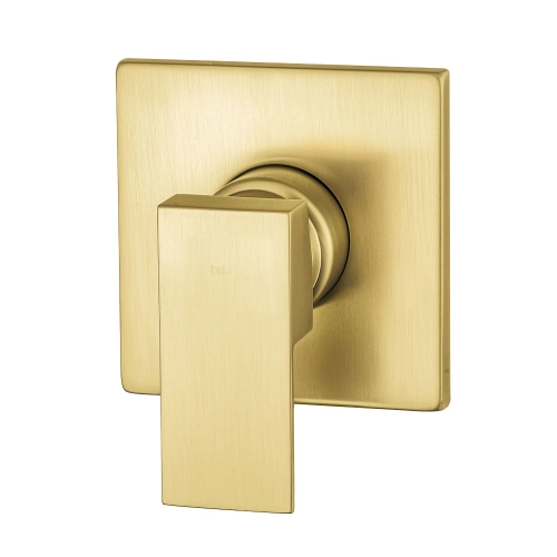 Acabamento Monocomando para Registro Base Docol Alta Press&atilde;o (Quadria Ouro Fosco)