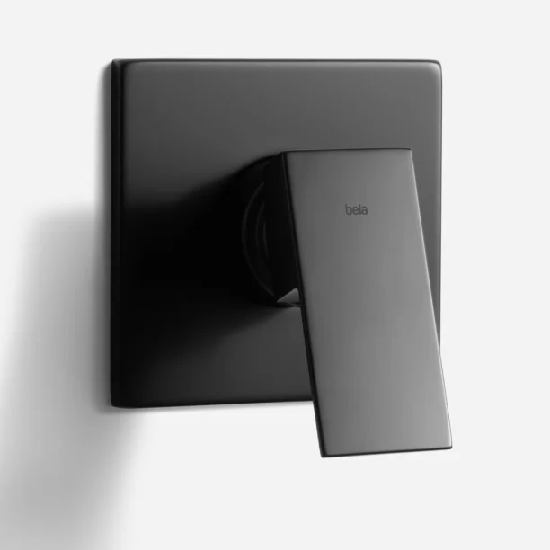 Produto Acabamento Monocomando para Registro Base Docol Alta Pressão (Quadria Preto Fosco) - Outlet