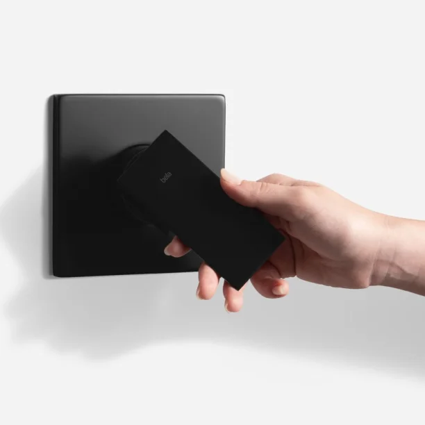 Produto Acabamento Monocomando para Registro Base Docol Alta Pressão (Quadria Preto Fosco) - Outlet