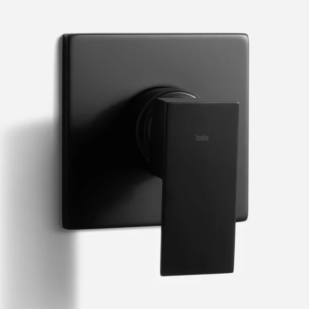 Produto Acabamento Monocomando para Registro Base Docol Alta Pressão (Quadria Preto Fosco) - Outlet