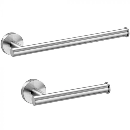 Kit de Acess&oacute;rios para Lavabo Top Inox (Tarsila Escovado)