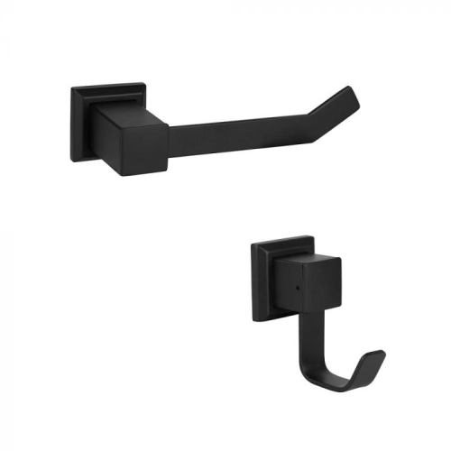 Kit de Acessórios para Lavabo (Ducon Preto) Produto Kit de Acessórios para Lavabo (Ducon Preto)