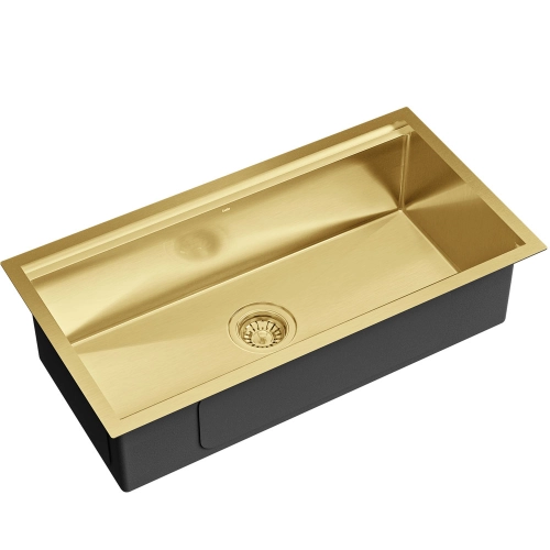 Cuba Workstation de Cozinha Inox 78x41 cm (Osaka Ouro Fosca)