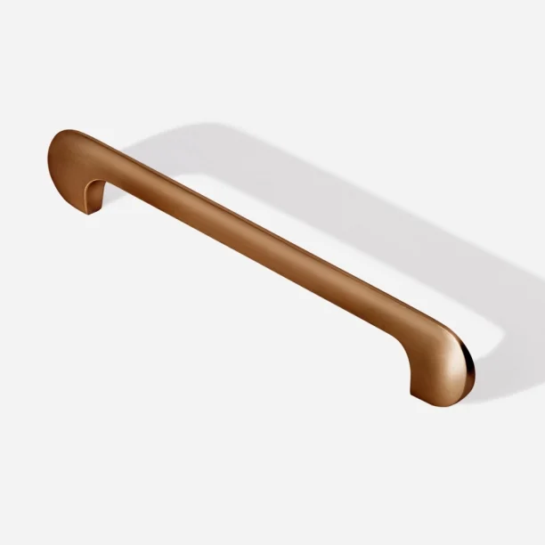 Puxador para Móvel Alça Sobrepor 160 mm Zamac (Pompeia Rosé Gold Fosco) Produto Puxador para Móvel Alça Sobrepor 160 mm Zamac (Pompeia Rosé Gold Fosco)