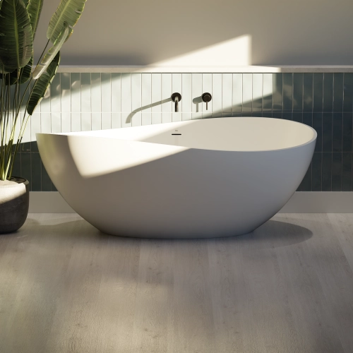 Produto Banheira de Imersão Solid Surface 160 cm (Bremen Branca)