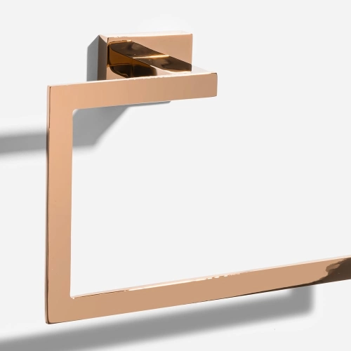 Porta Toalha de Rosto (Mondrian Rosé Gold) - Outlet Produto Porta Toalha de Rosto (Mondrian Rosé Gold) - Outlet