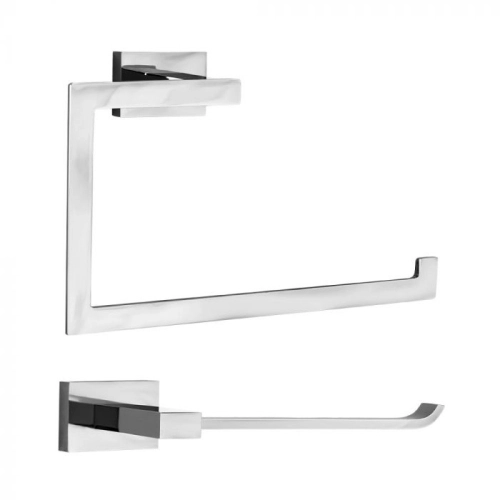 Kit de Acess&oacute;rios para Lavabo Top (Mondrian Cromado)