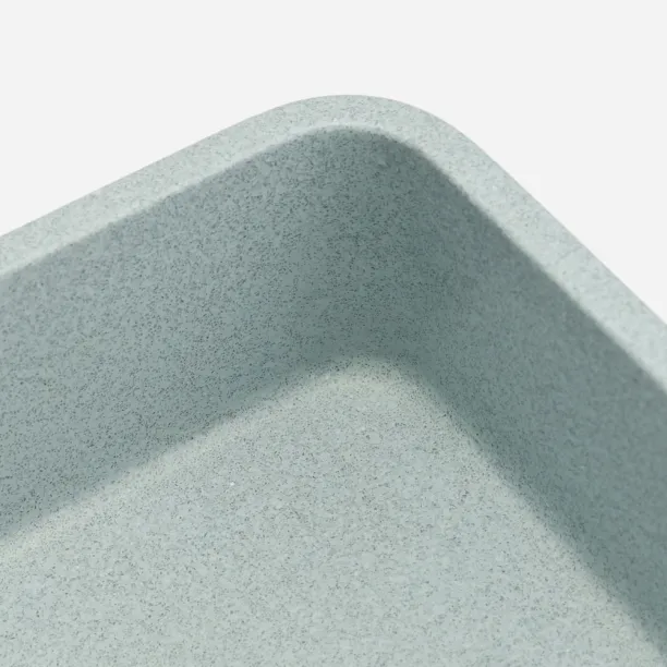 Produto Cuba de Banheiro Concreto Apoio Retangular 50cm (Moran Granilite Hortelã)