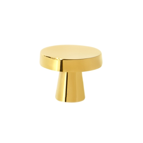 Puxador para Móvel Ponto Zamac (Pompeia Dourado) - Outlet Produto Puxador para Móvel Ponto Zamac (Pompeia Dourado) - Outlet