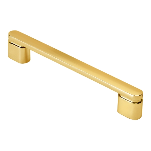 Produto Puxador para Móvel Alça Sobrepor 128 mm Zamac (Memphis Dourado)