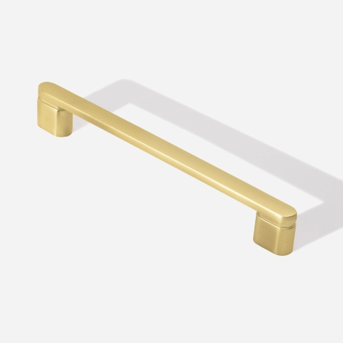 Produto Puxador para Móvel Alça Sobrepor 160 mm Zamac (Memphis Ouro Fosco)