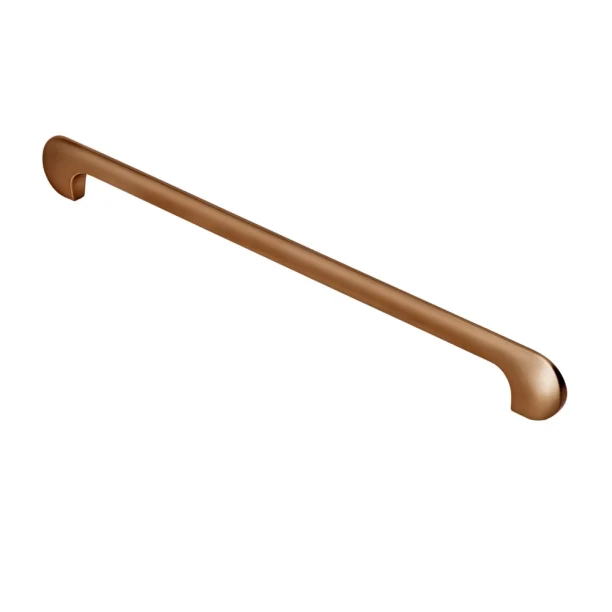 Puxador para Móvel Alça Sobrepor 256 mm Zamac (Pompeia Rosé Gold Fosco) Produto Puxador para Móvel Alça Sobrepor 256 mm Zamac (Pompeia Rosé Gold Fosco)
