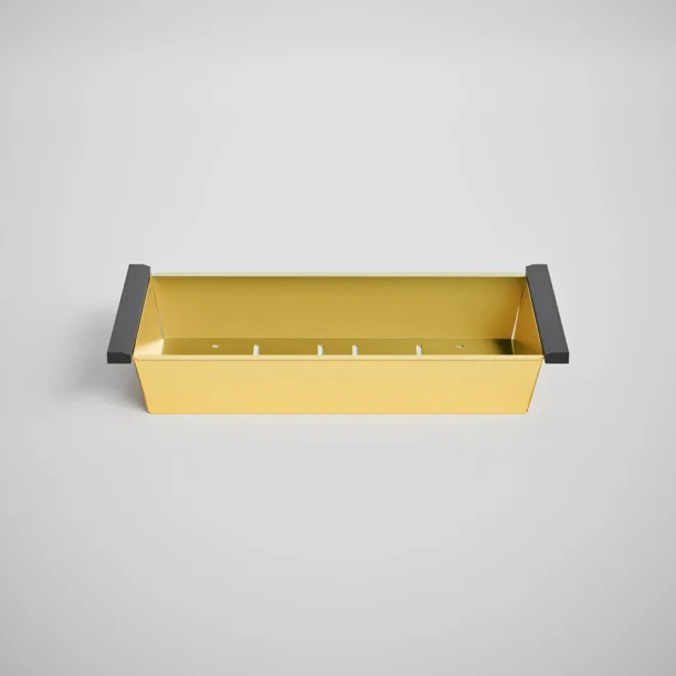 Cesto Escorredor Inox para Cuba Workstation 41x23 cm (Dourado Fosco) Produto Cesto Escorredor Inox para Cuba Workstation 41x23 cm (Dourado Fosco)