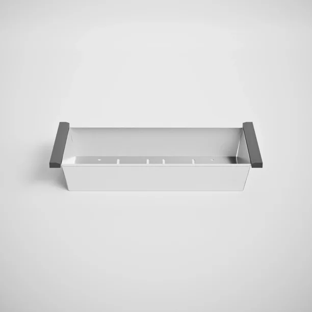 Cesto Escorredor Inox para Cuba Workstation 41x23 cm (Escovado) Produto Cesto Escorredor Inox para Cuba Workstation 41x23 cm (Escovado)
