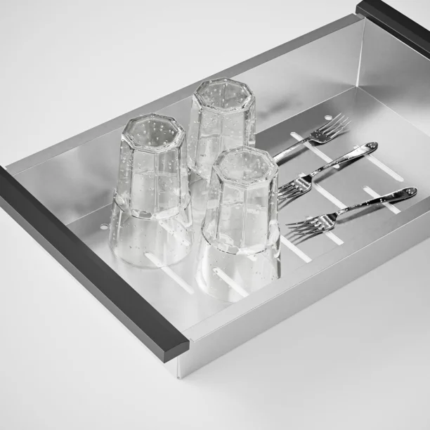 Produto Cesto Escorredor Inox para Cuba Workstation 41x23 cm (Escovado) - Outlet