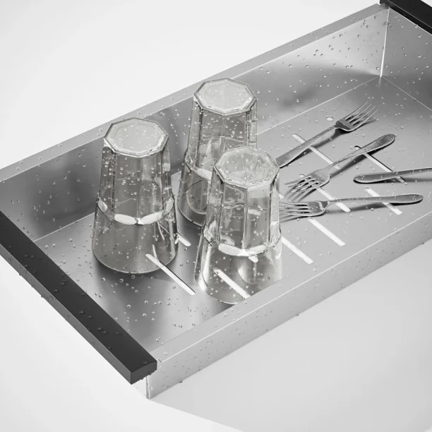 Cesto Escorredor Inox para Cuba Workstation 45x23 cm (Escovado) Produto Cesto Escorredor Inox para Cuba Workstation 45x23 cm (Escovado)