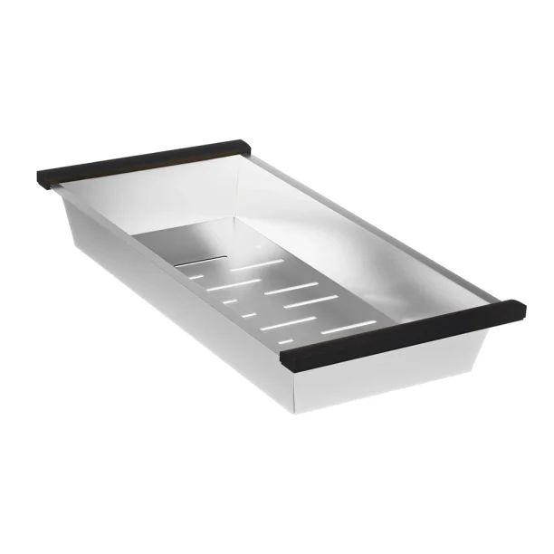 Cesto Escorredor Inox para Cuba Workstation 45x23 cm (Escovado) Produto Cesto Escorredor Inox para Cuba Workstation 45x23 cm (Escovado)