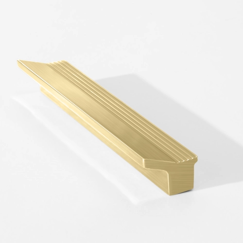 Puxador para Móvel Alça Sobrepor 96 mm Zamac (Troia Ouro Fosco) Produto Puxador para Móvel Alça Sobrepor 96 mm Zamac (Troia Ouro Fosco)