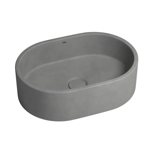 Cuba de Banheiro Concreto Apoio Elipse 40 cm (Francs Cemento) Produto Cuba de Banheiro Concreto Apoio Elipse 40 cm (Francs Cemento)