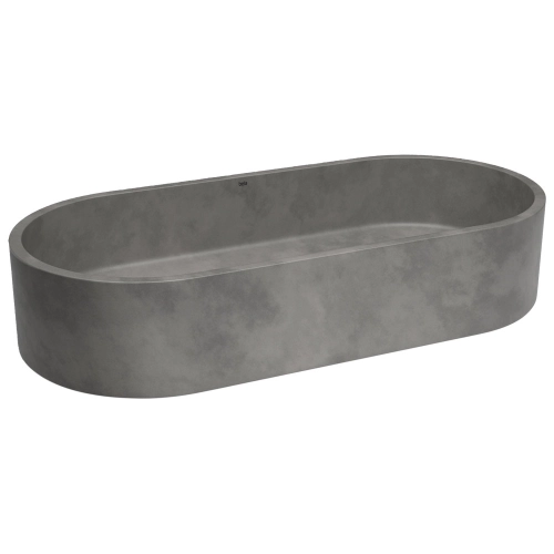 Cuba de Banheiro Concreto Apoio Elipse 60 cm (Francs Cemento)