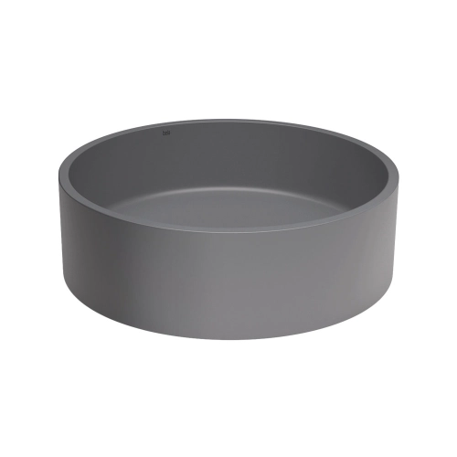 Cuba de Banheiro Concreto Apoio Redonda 35 cm (Oso Cenere)