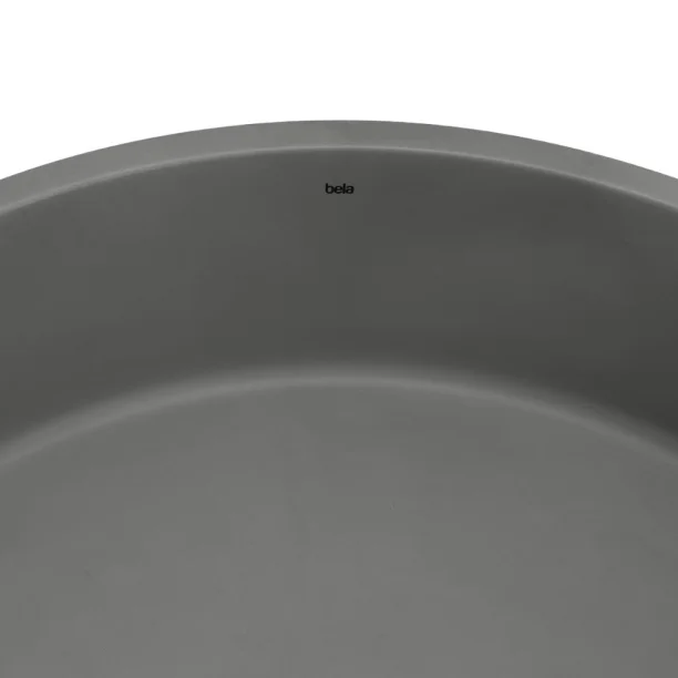 Produto Cuba de Banheiro Concreto Apoio Redonda 39 cm (Oso Cemento)
