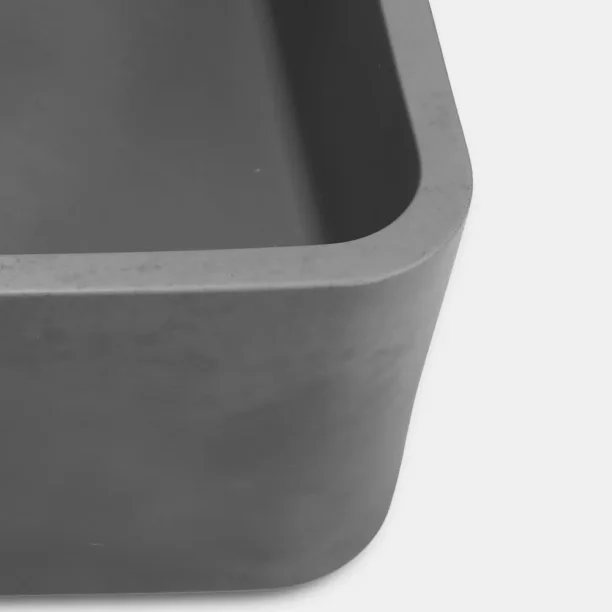 Produto Cuba de Banheiro Concreto Apoio Retangular 40 cm (Moran Cemento)
