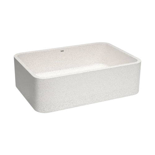 Cuba de Banheiro Concreto Apoio Retangular 40 cm (Moran Granilite Polar)