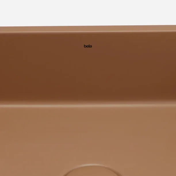 Cuba de Banheiro Concreto Apoio Retangular 40 cm (Moran Ocre) Produto Cuba de Banheiro Concreto Apoio Retangular 40 cm (Moran Ocre)