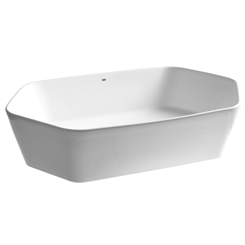 Cuba de Banheiro Lou&ccedil;a Apoio Hexagonal 62 cm (C&oacute;rdova Branca)