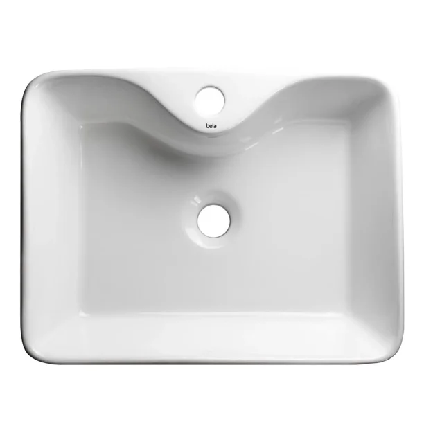 Cuba de Banheiro Louça Apoio Retangular 48 cm (Roma Branca) Produto Cuba de Banheiro Louça Apoio Retangular 48 cm (Roma Branca)