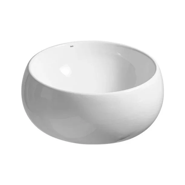 Produto Cuba de Banheiro Louça Apoio Redonda 40 cm (Lagos Branca) - Outlet
