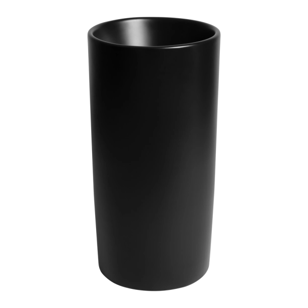 Cuba de Banheiro Lou&ccedil;a Piso Redonda 41 cm (Bragan&ccedil;a Preta)